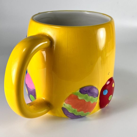 Vtg Mars Blue M&M Coffee Cup Mug Ceramic Oversized Galerie 2001 Souvenir - Picture 3 of 13